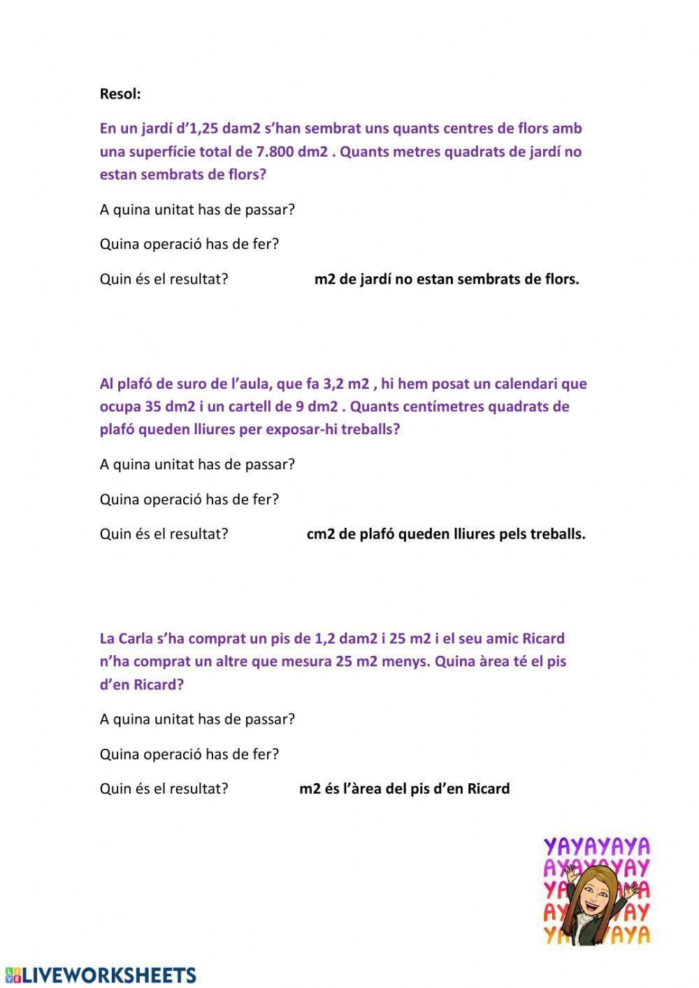 Les unitats de mesura de la superficie