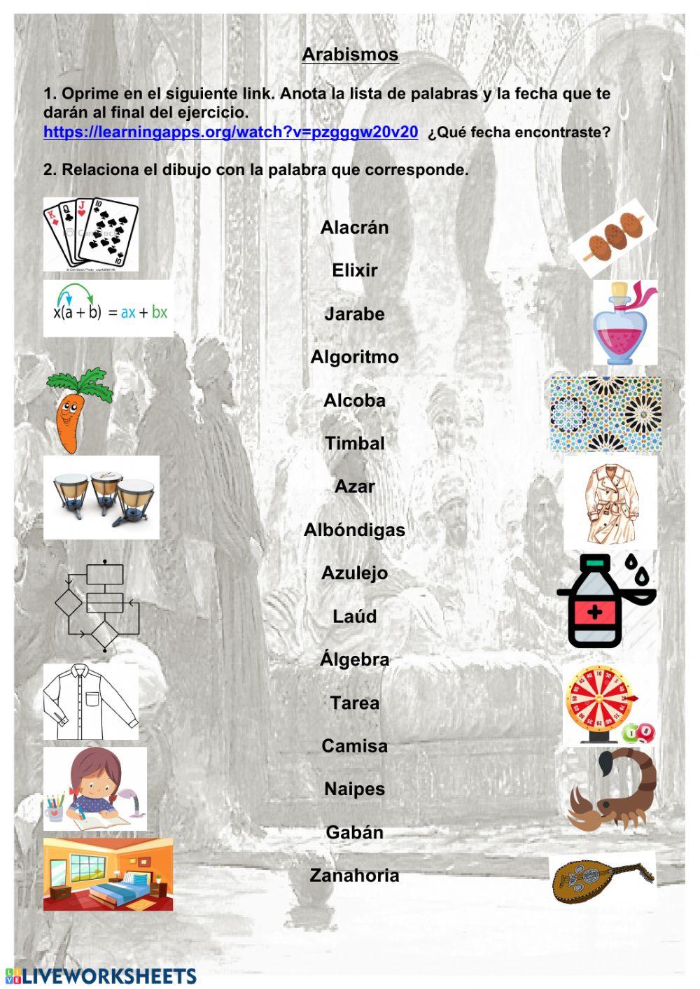 Los arabismos en español