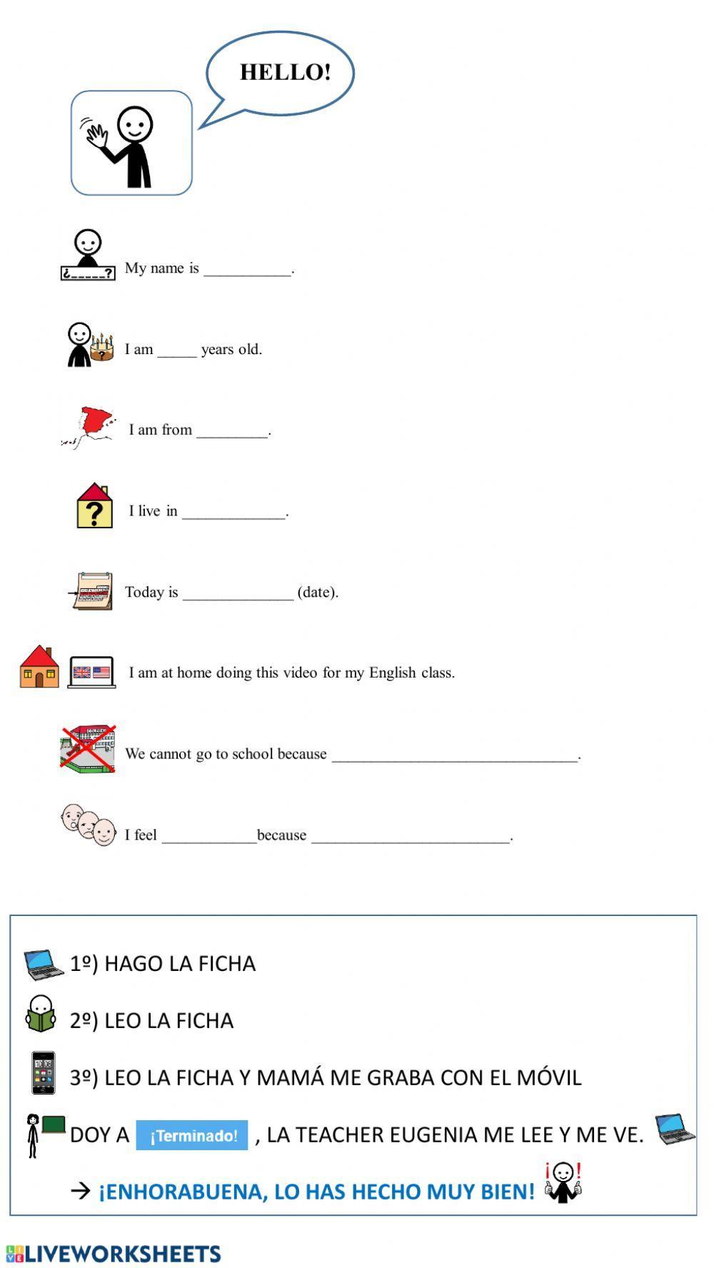 Presentación en inglés