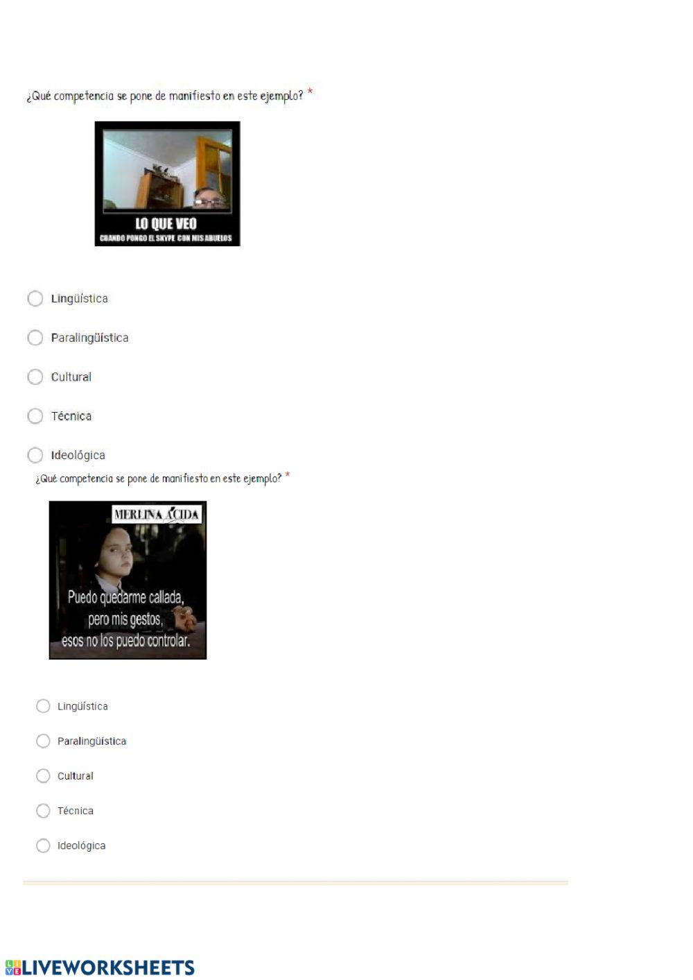 Competencias comunicativas