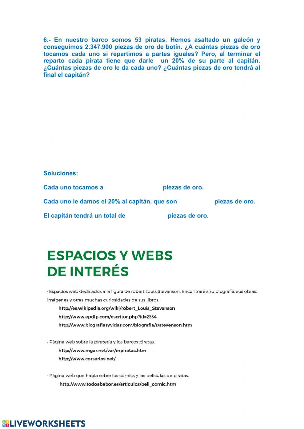 Proyecto isla del tesoro 9 día