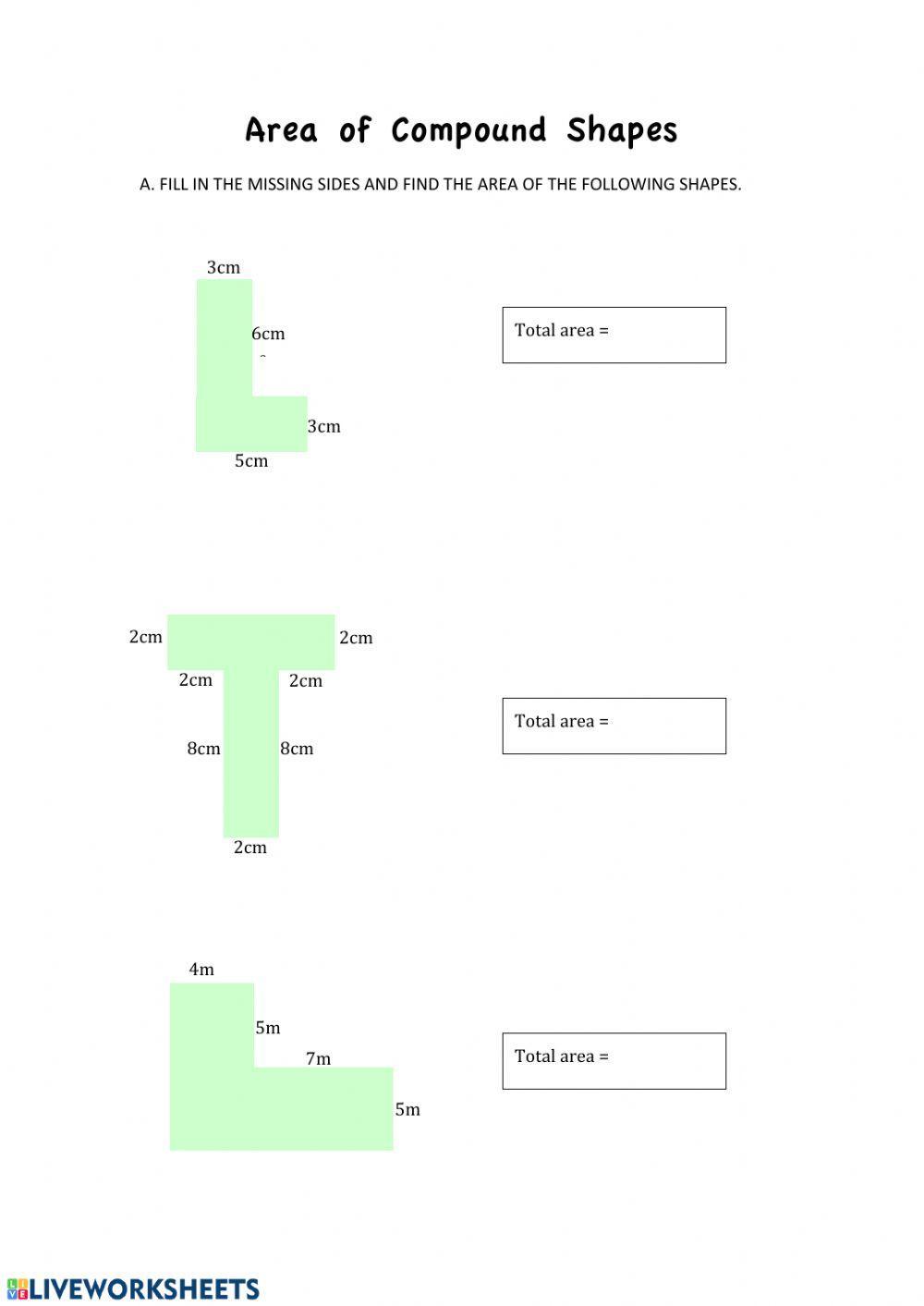 Area of Compound Shapes