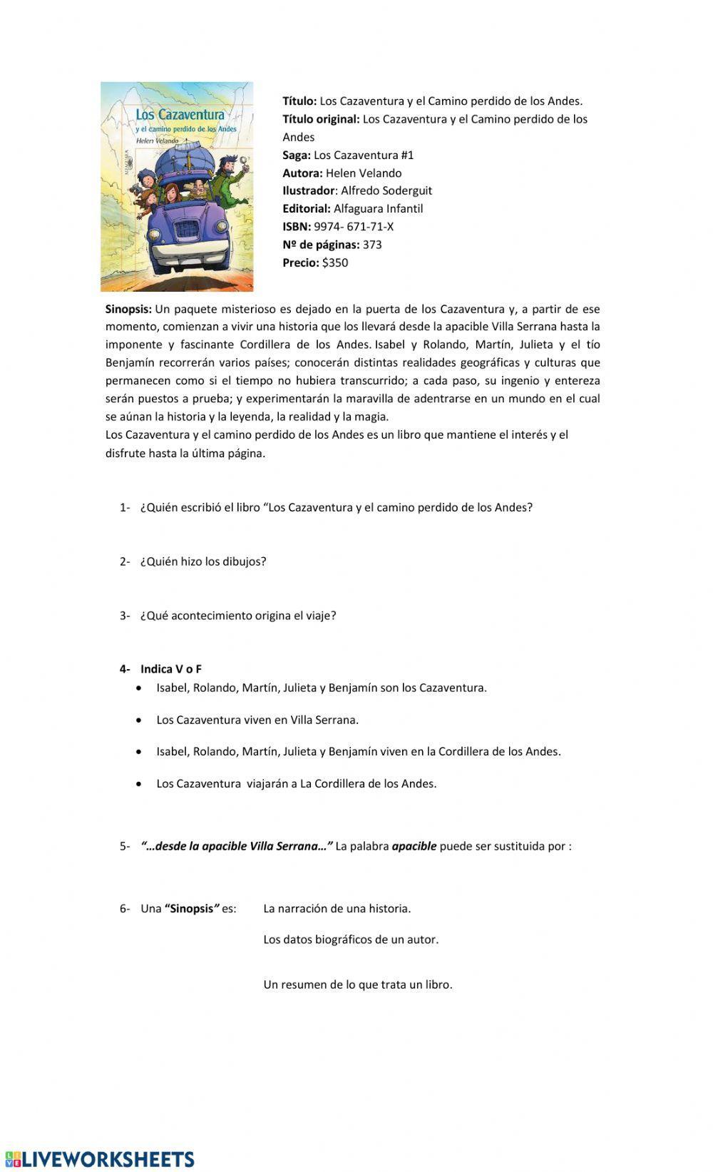 Sinopsis: Los Cazaventura