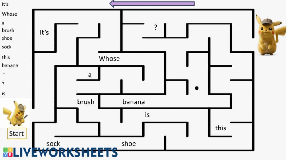 Grade 5 Lesson 4 Maze