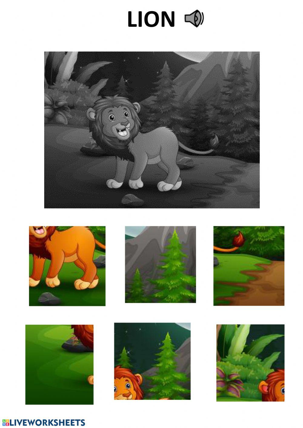 Lion puzzle