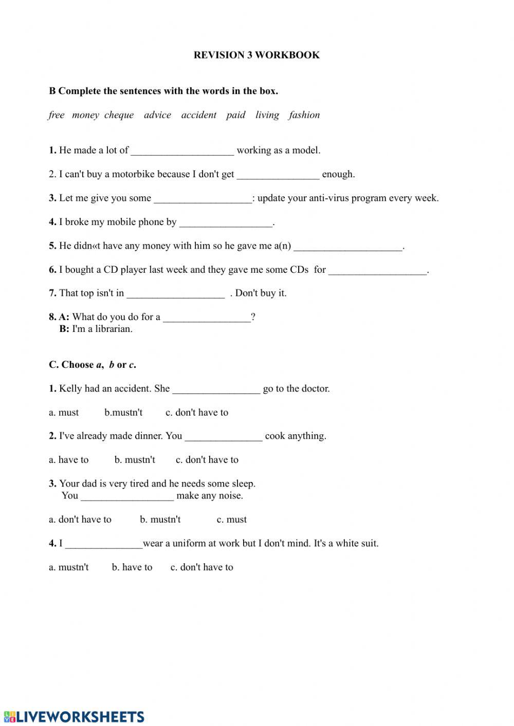 Revision 3 Get to the Top 3