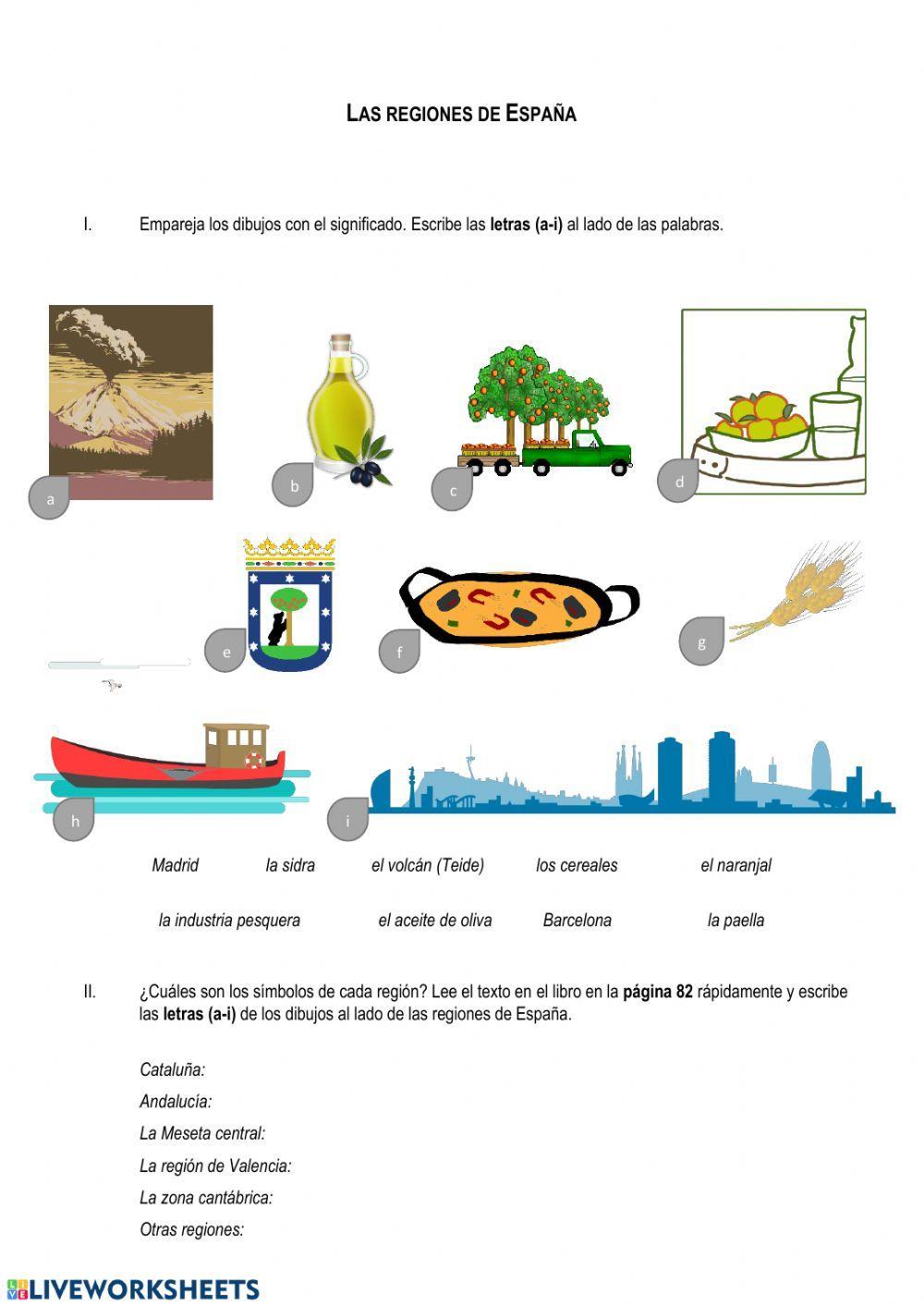 Las regiones en España