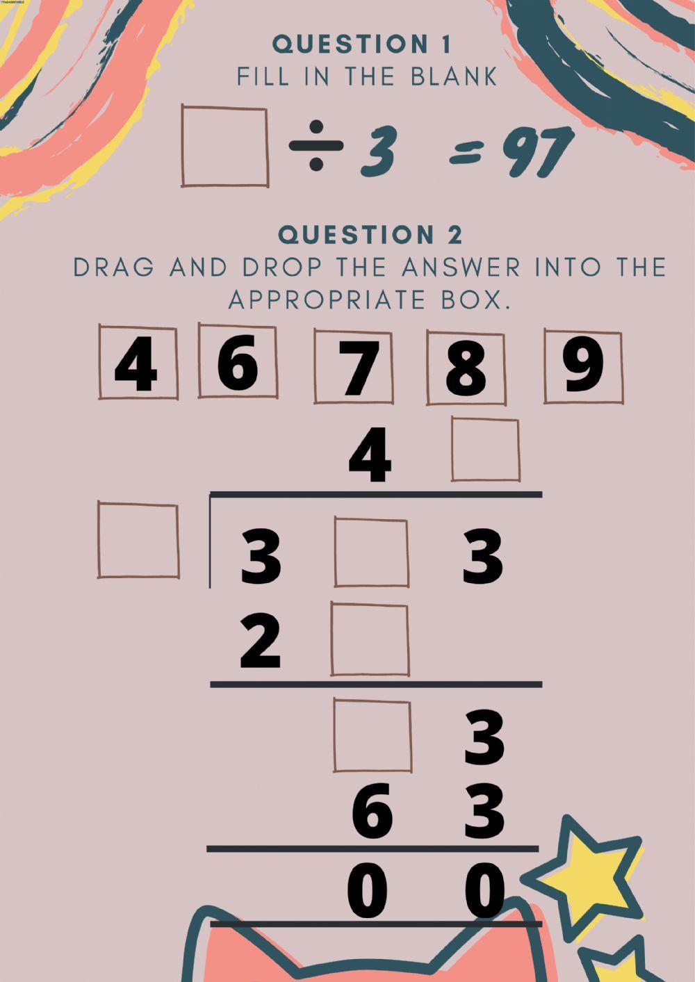 Extension - Division 3 digit by 1 digit