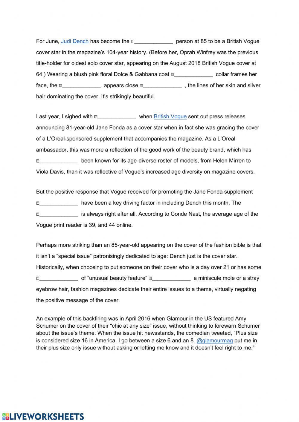 Reading. Multiple choice.