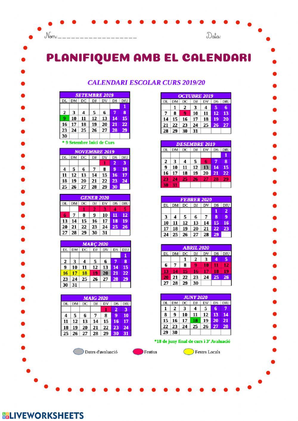 Calendari