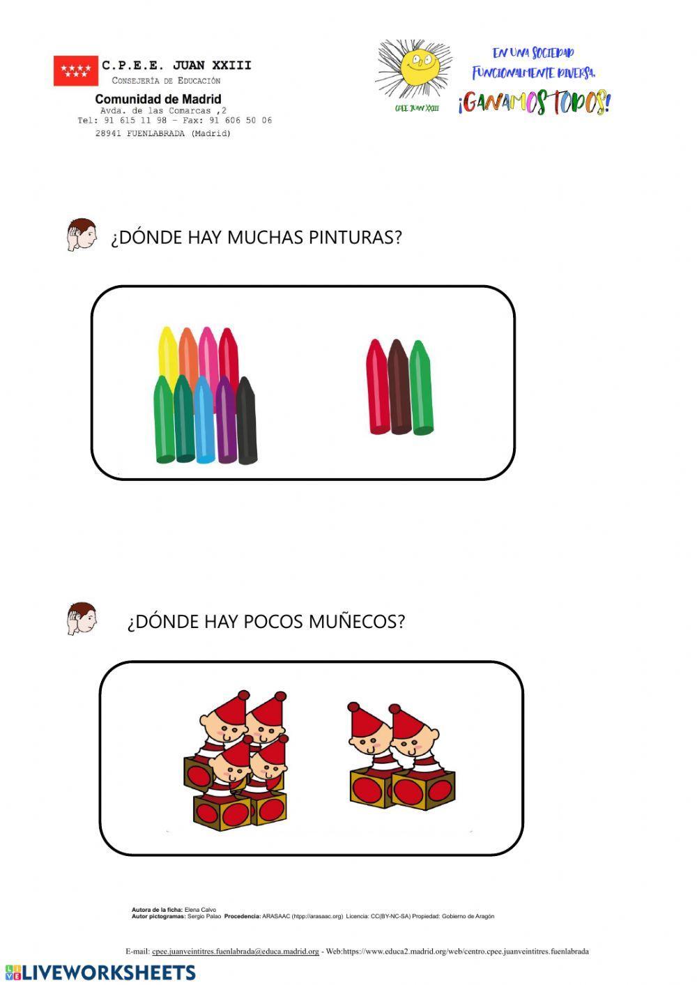 Conceptos básicos muchos-pocos