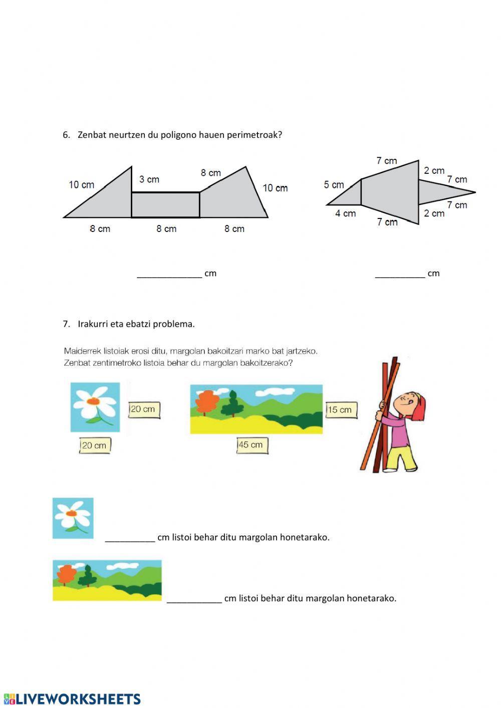 Irudi lauak: elementuak, sailkapena eta perimetroa