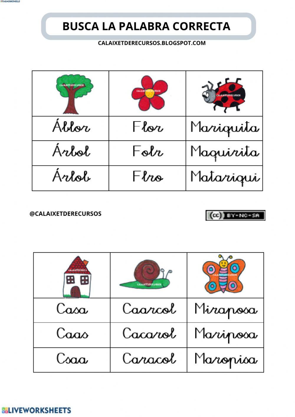 Busca la palabra correcta entorno2