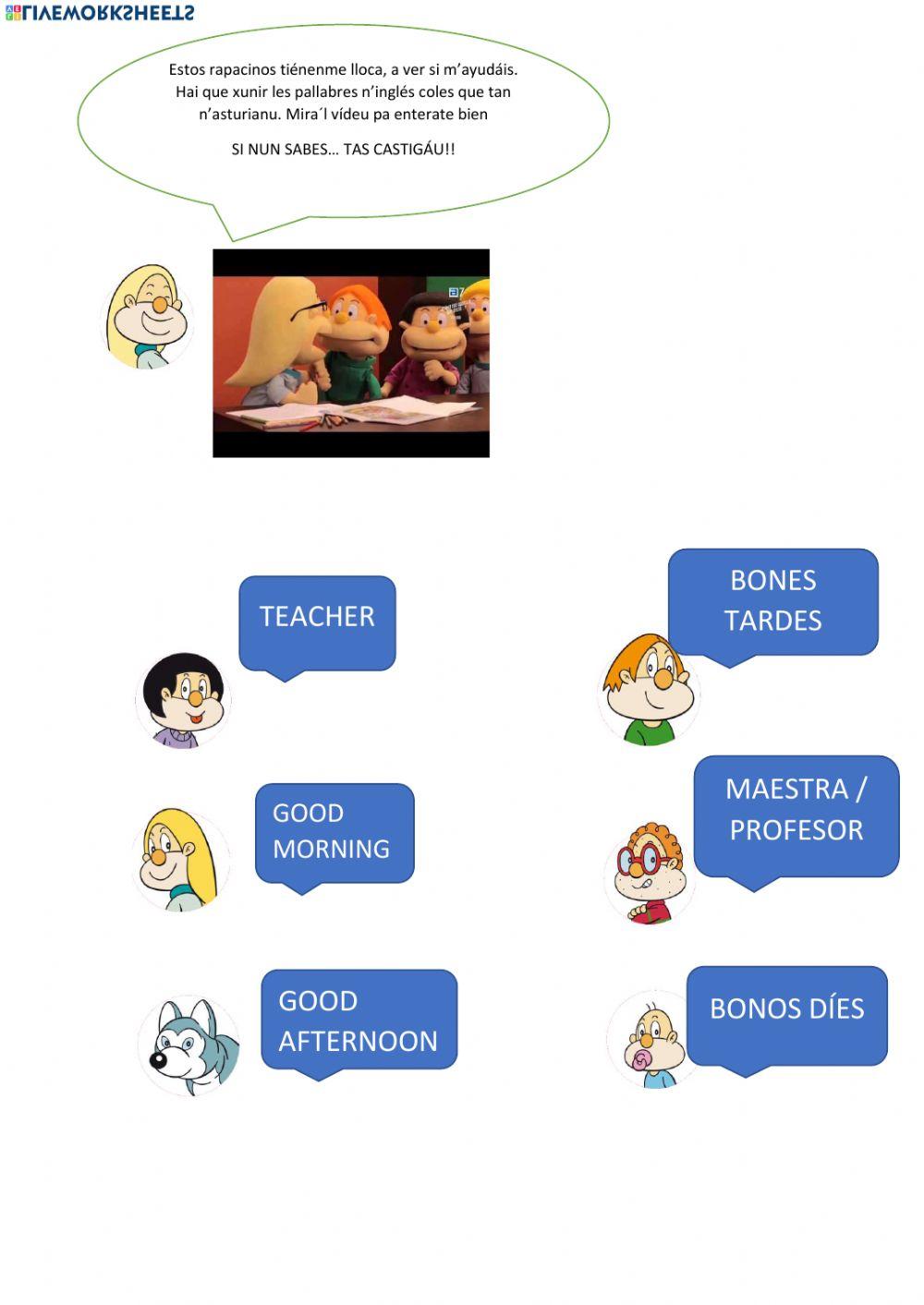 Los bolechas: clas d'inglés