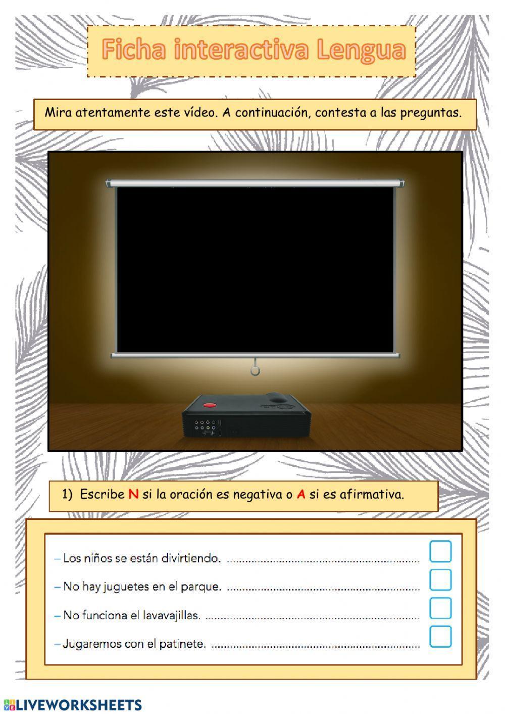 Tipos de oraciones Tipos de oraciones