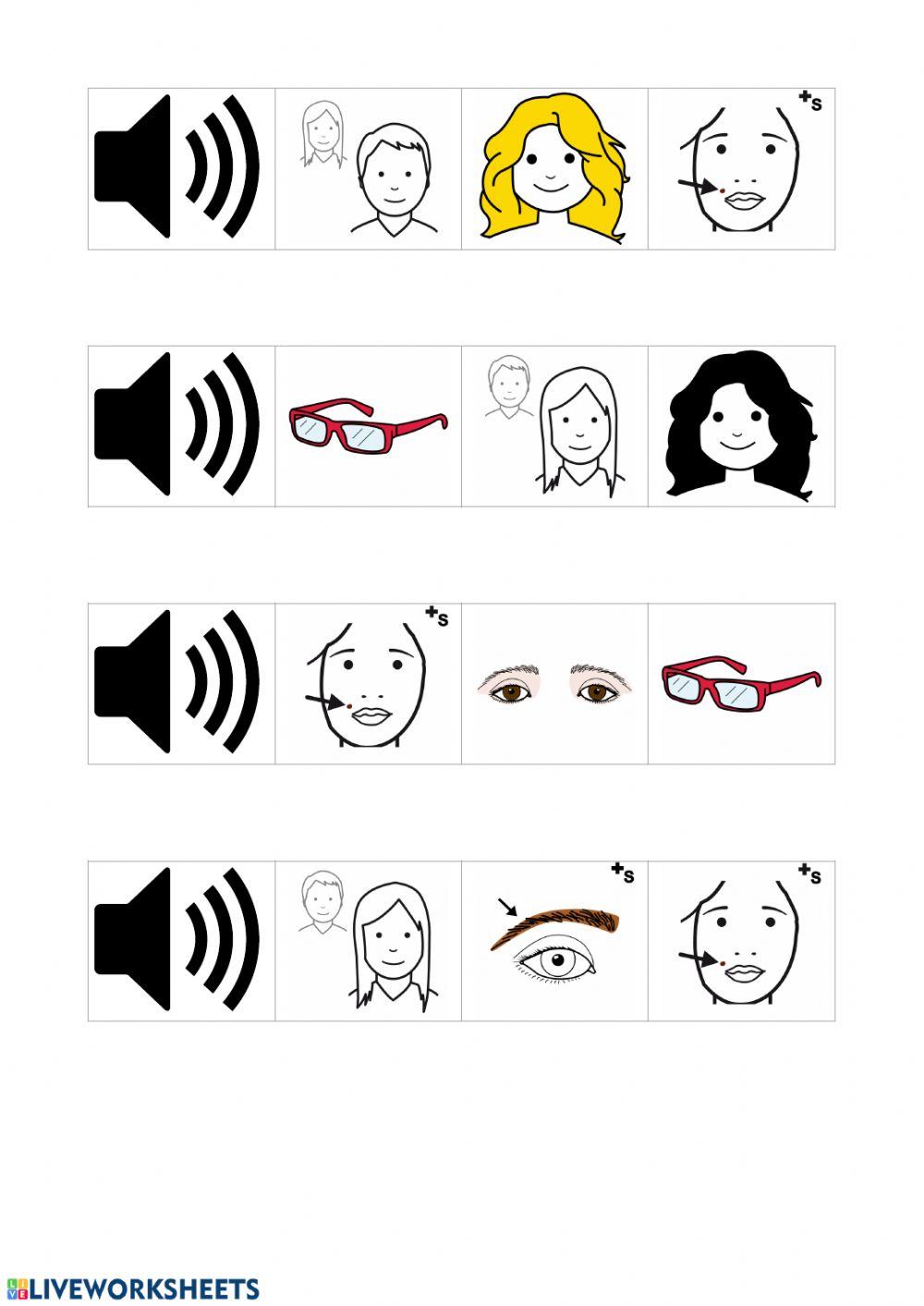 Listen and choose. describing people