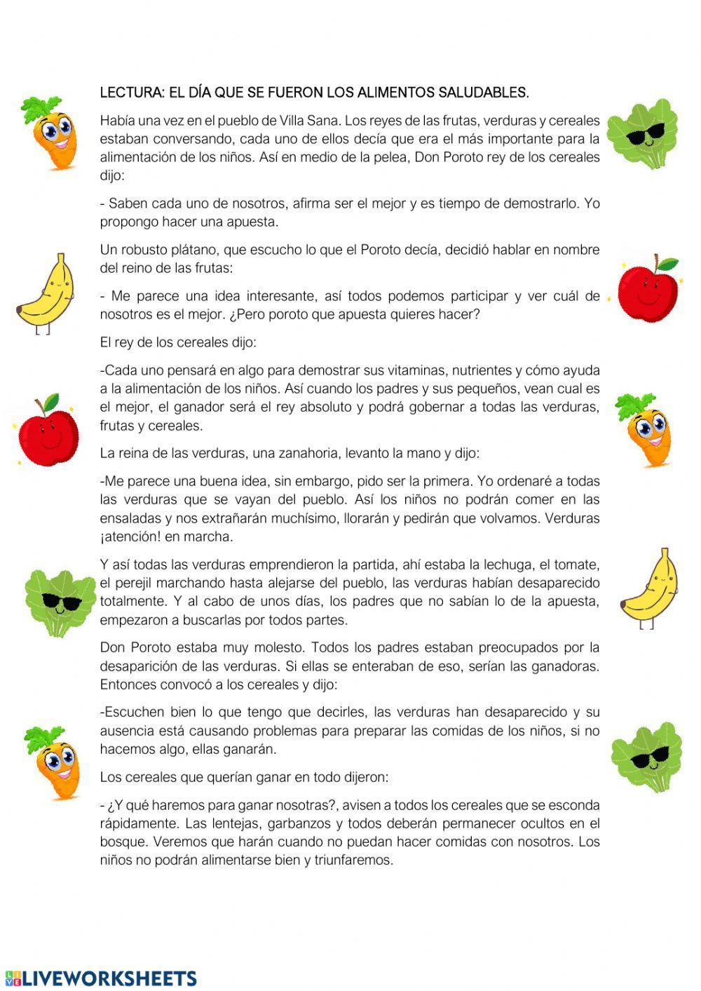 El día que se fueron los alimentos saludables.