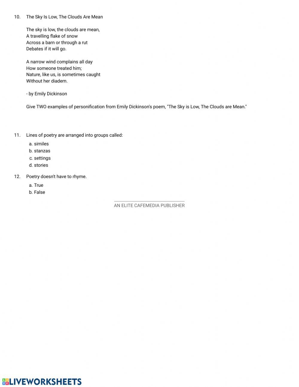 Figurative language in poetry 5614609 mssrichards