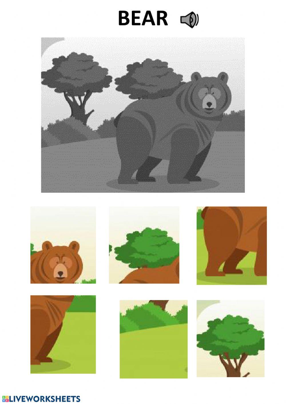 Bear puzzle