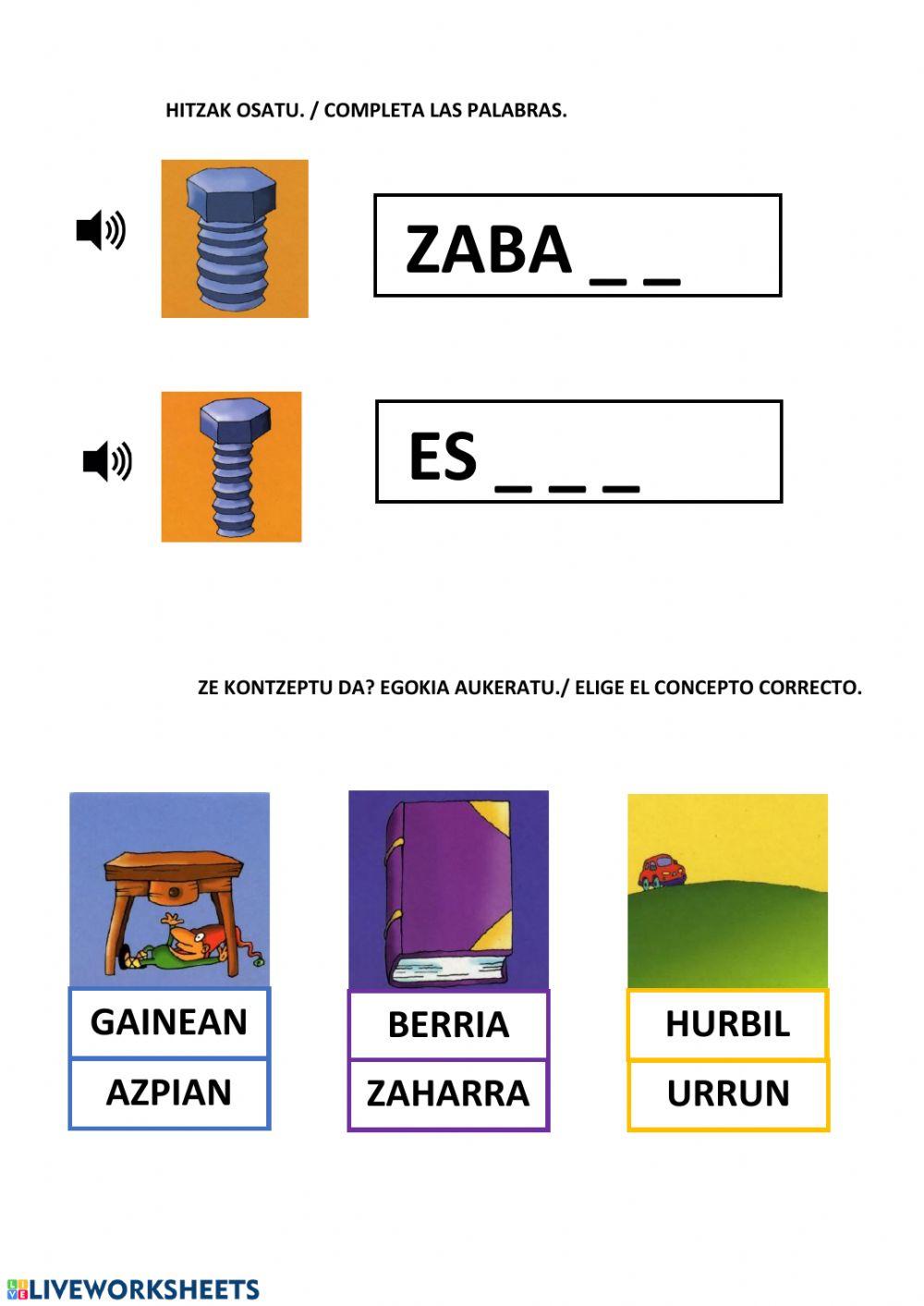 Oinarrizko kontzeptuak 1.3