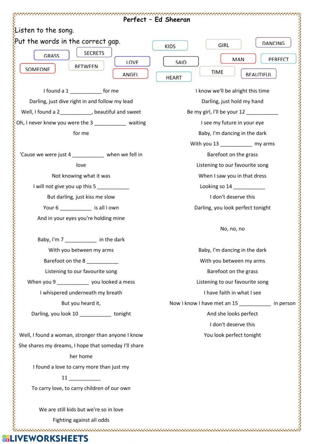 Ed Sheeran - Perfect