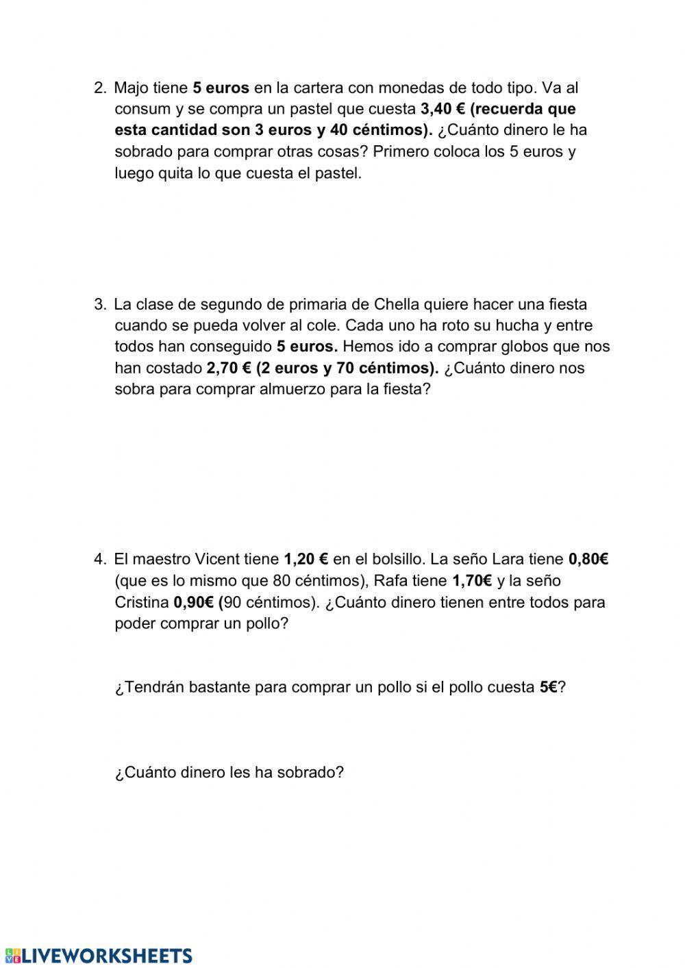 Problemas con dinero