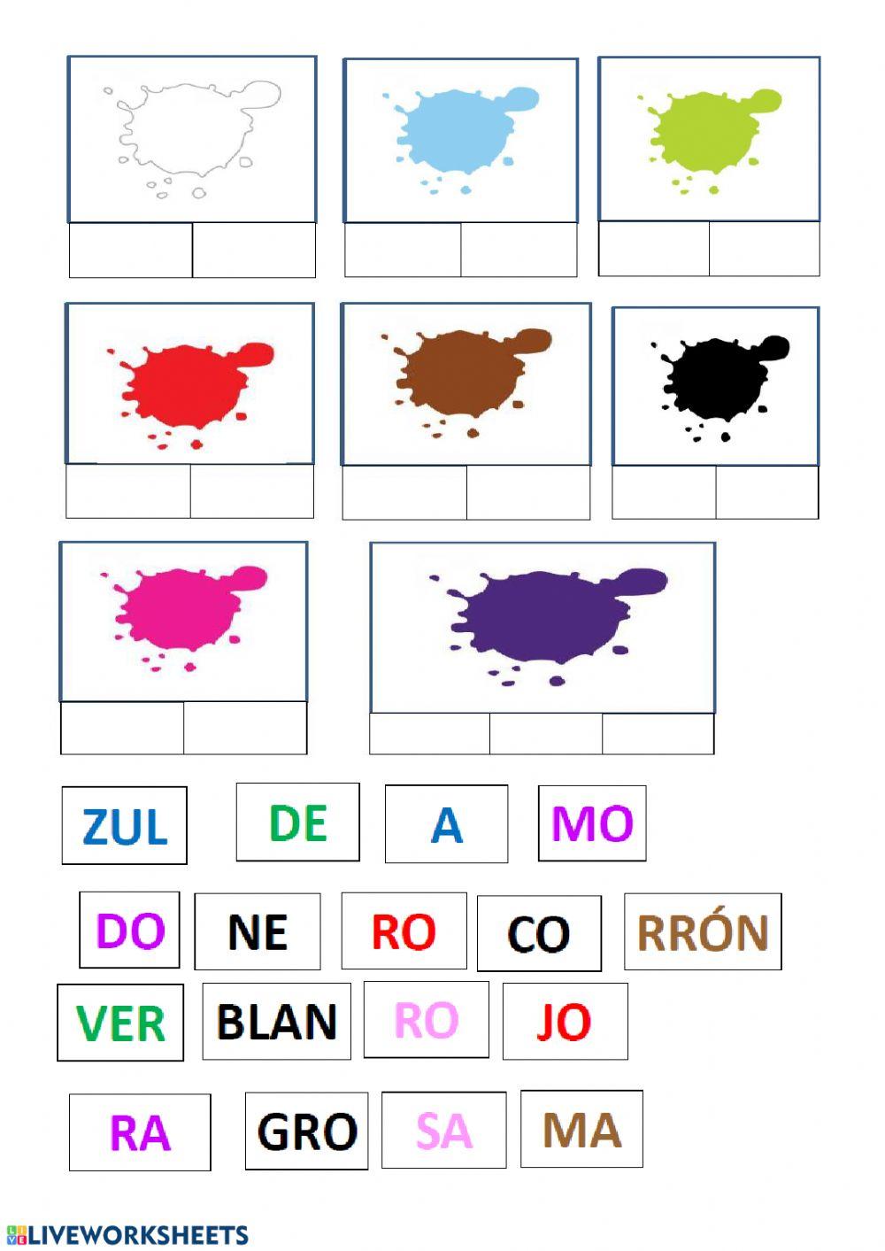 lecto escritura colorres