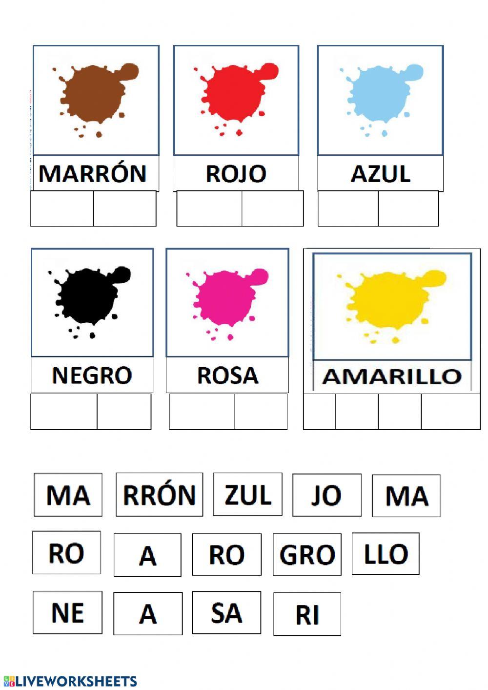 lecto escritura colorres