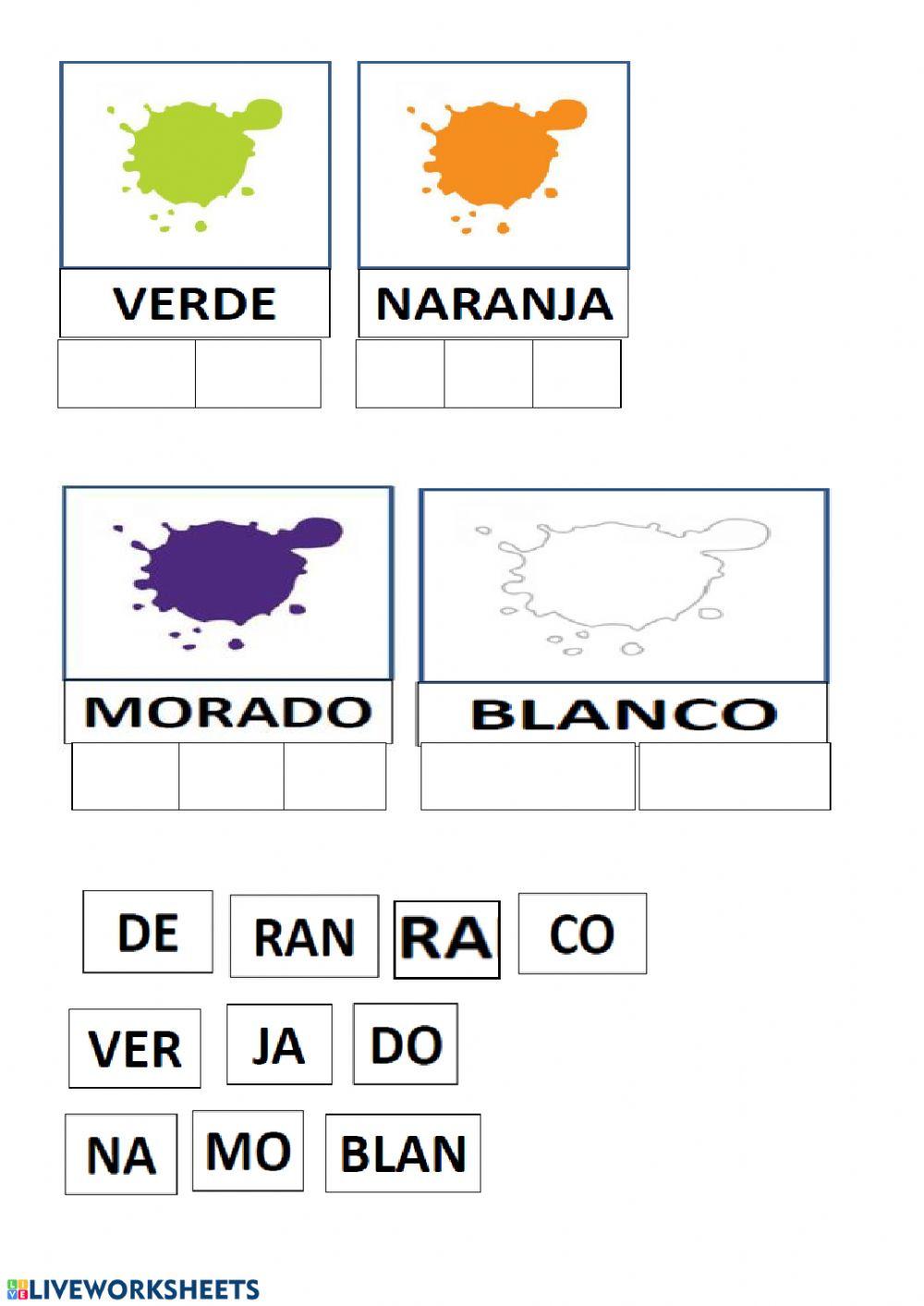 lecto escritura colorres