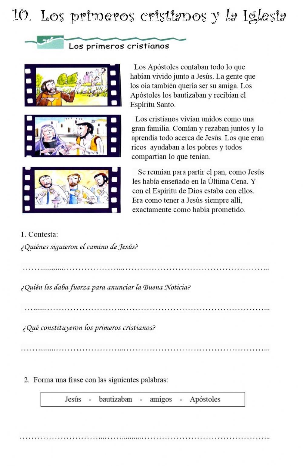 Los primeros cristianos