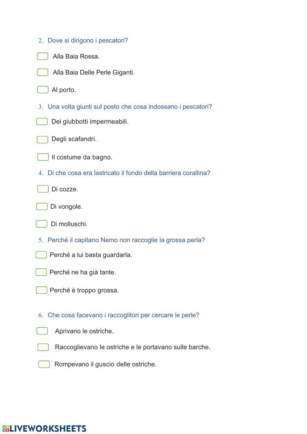 Pesca in fondo al mare