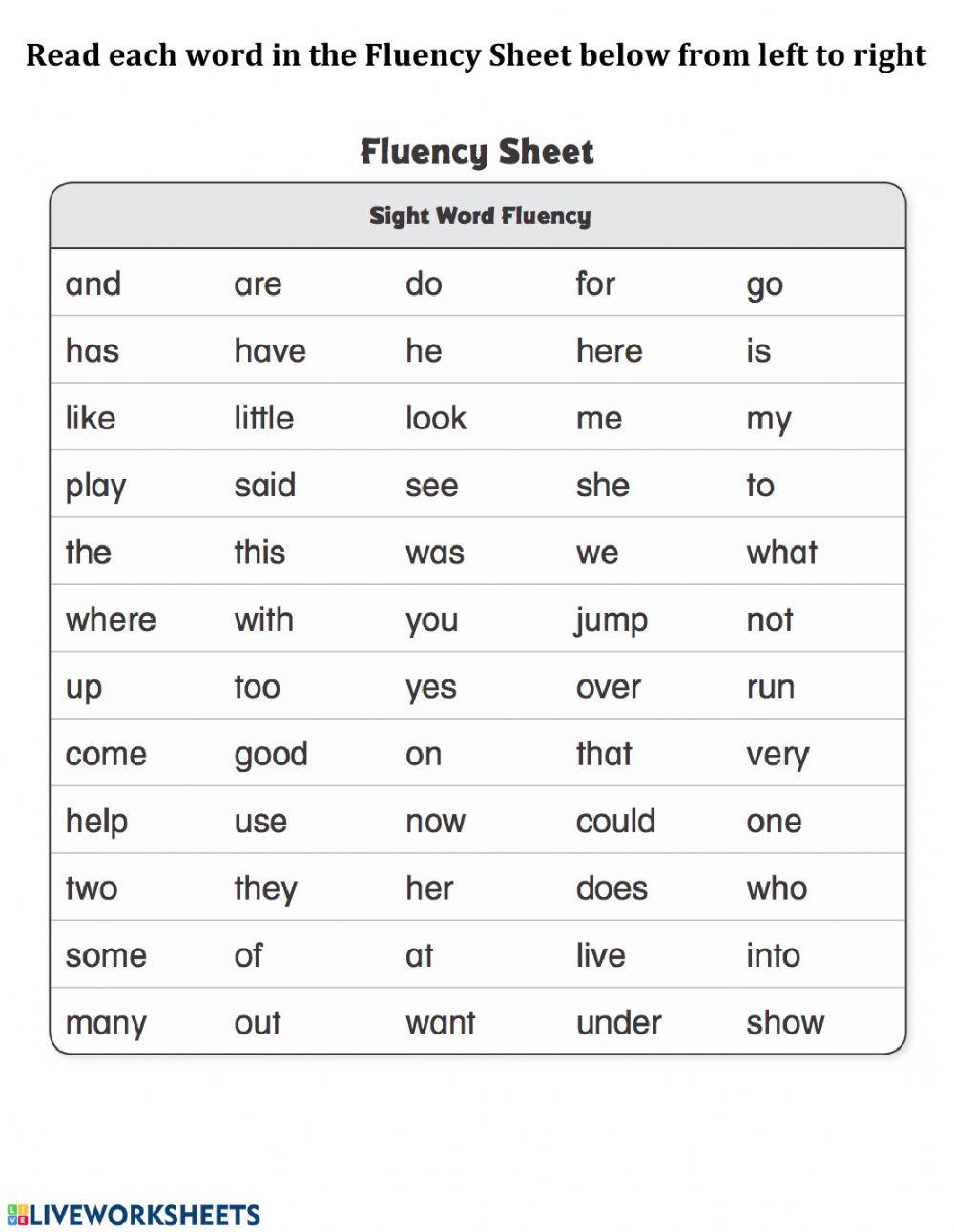 Sight Words
