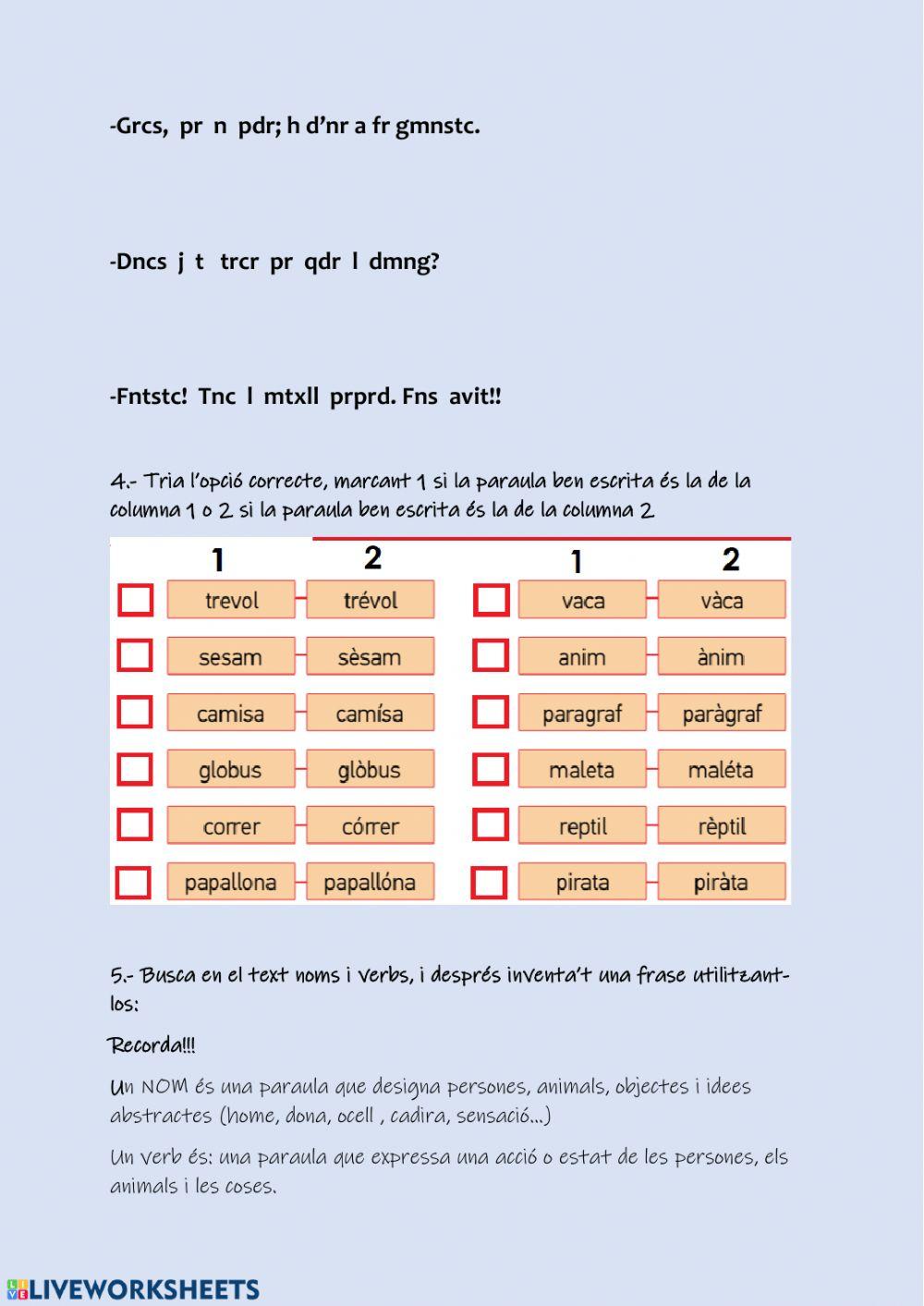 Un diumenge diferent nivell 2