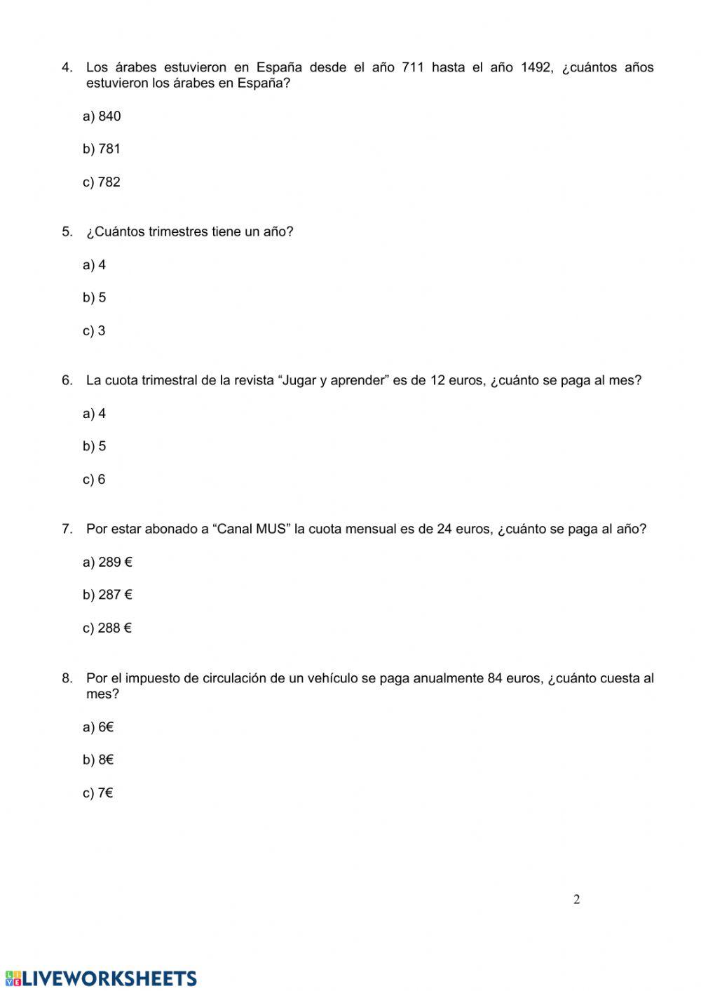 LA MEDIDA DEL TIEMPO