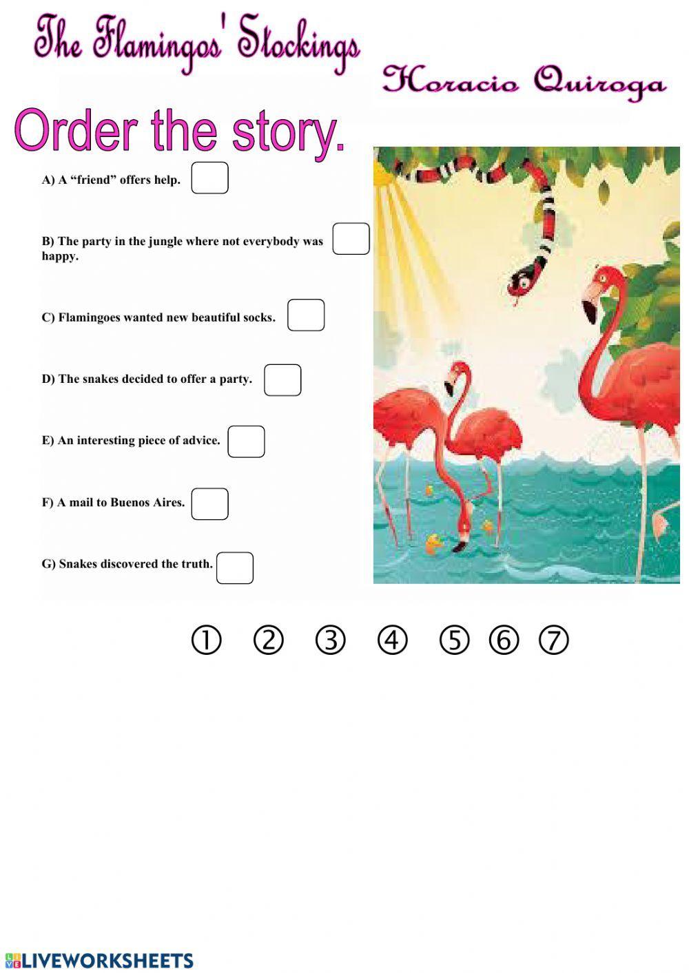 Flamingos' Stockings