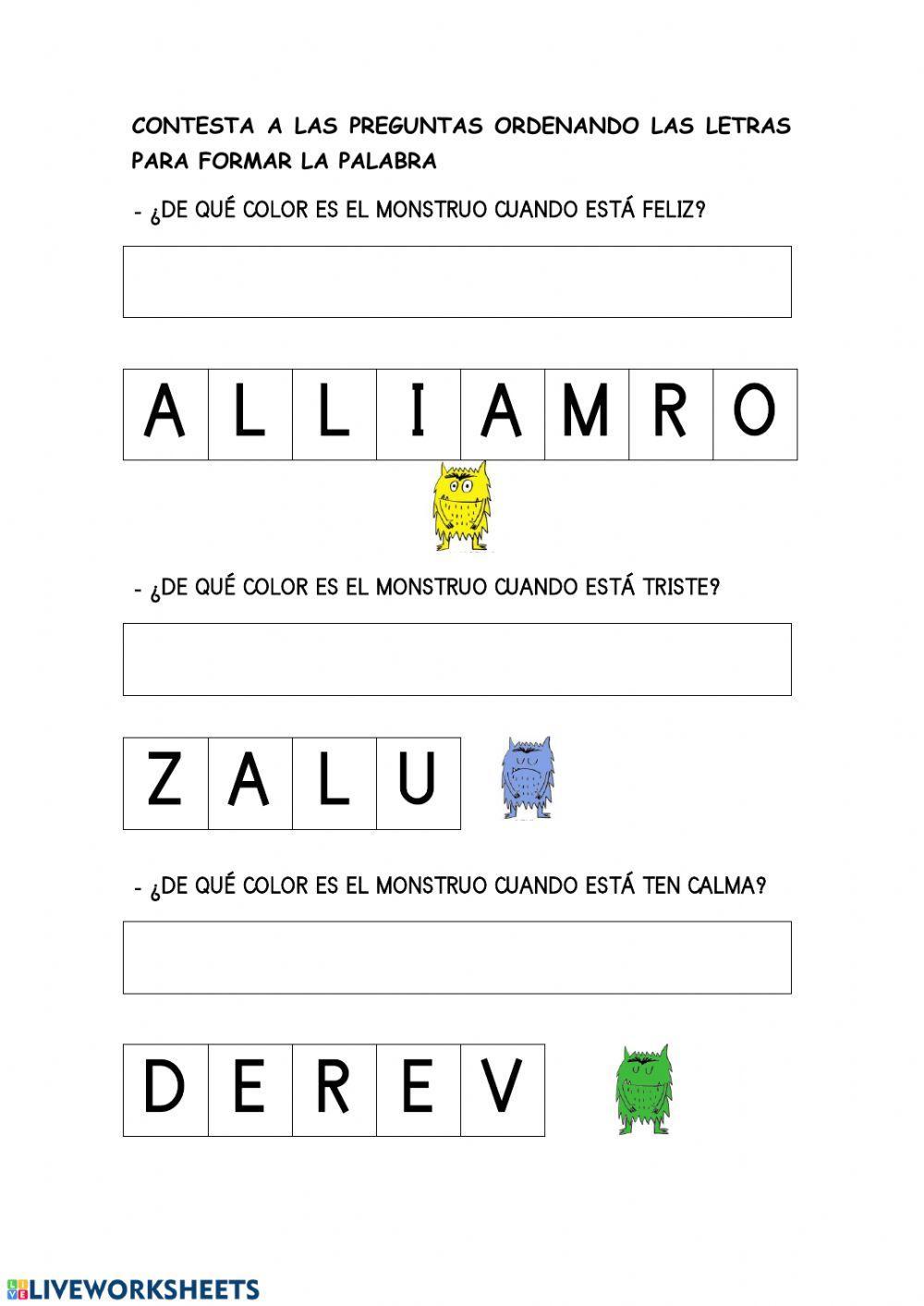 Comprensión Monstruo