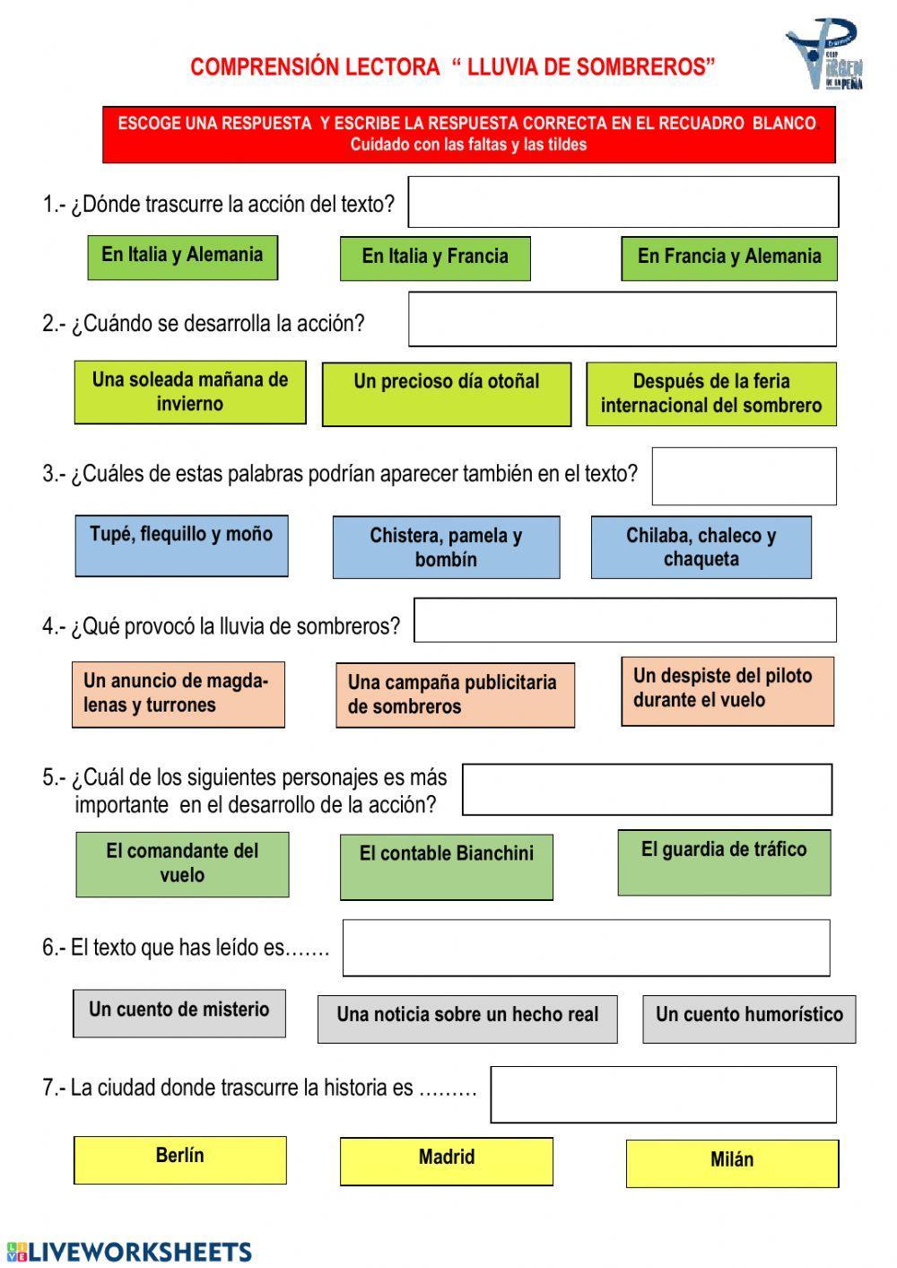Comprensión lectora