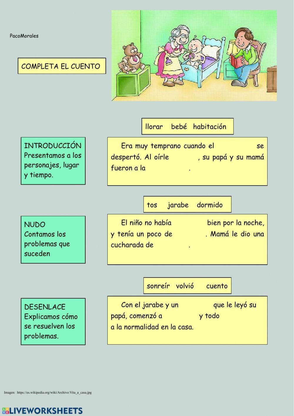 Completa el cuento 1