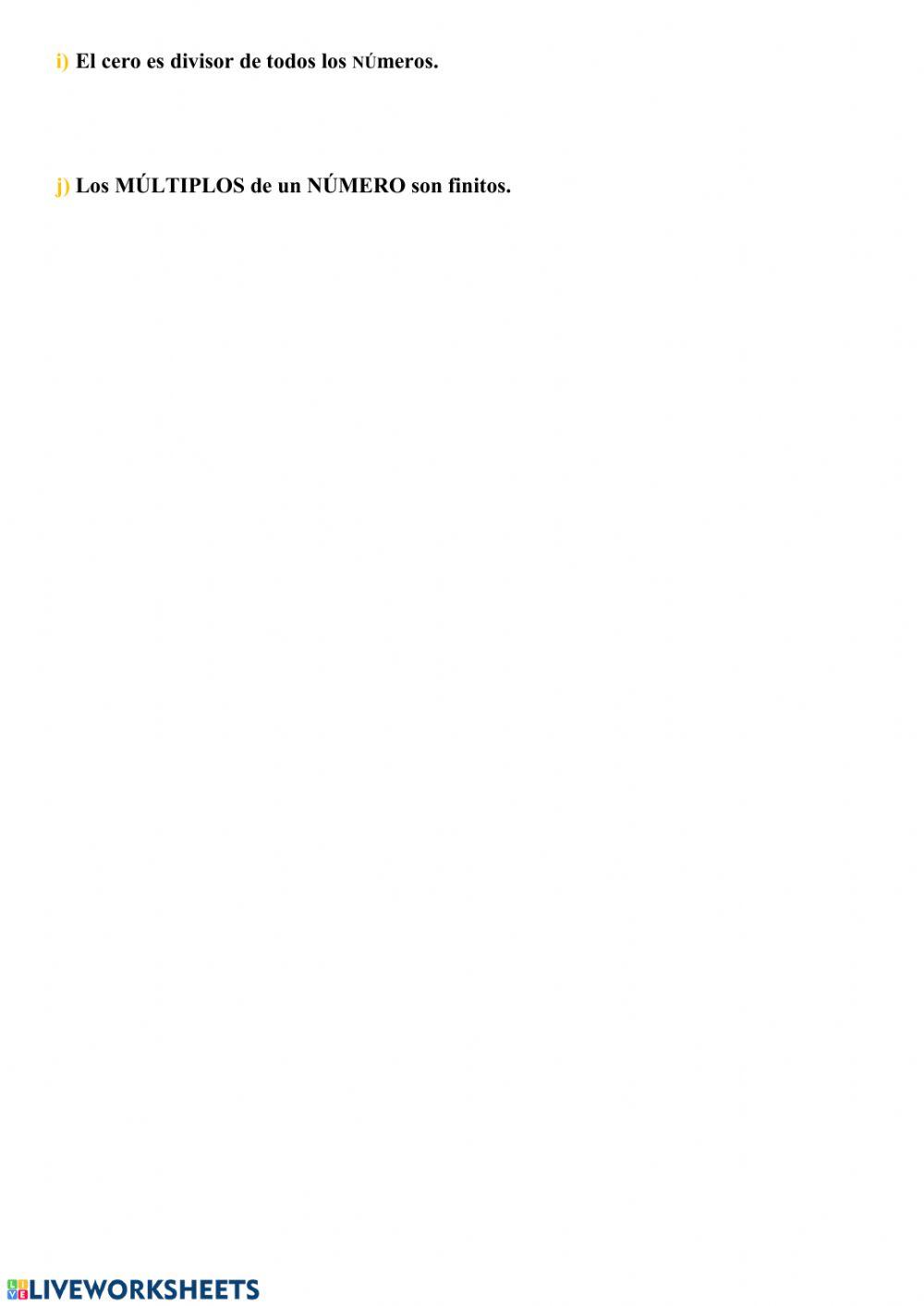 Matematica 7 Divisibilidad