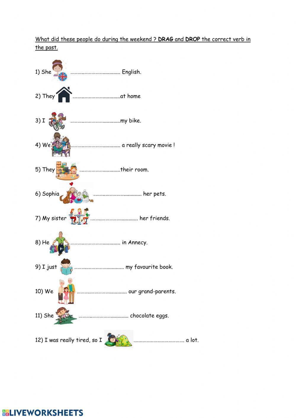 Choose the correct form of the verb