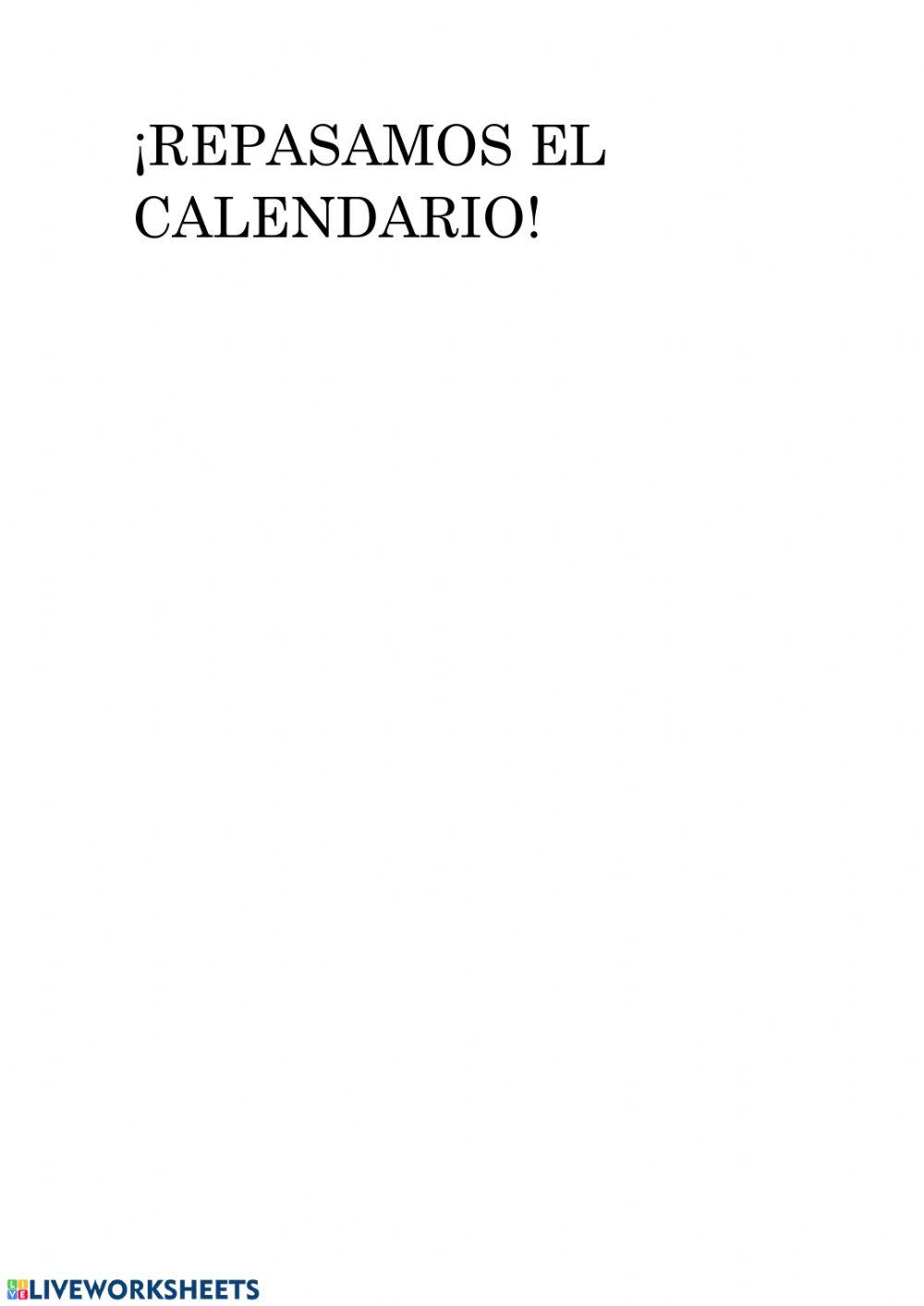 El calendario