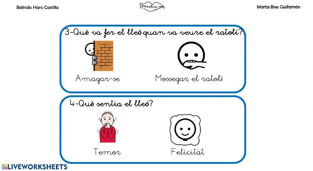 Comprensió oral- El lleó