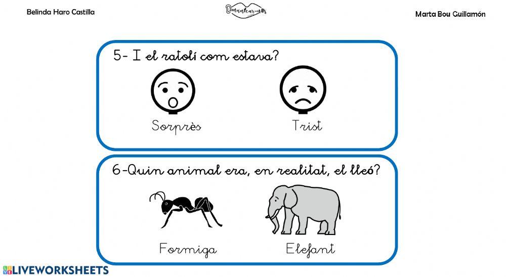 Comprensió oral- El lleó