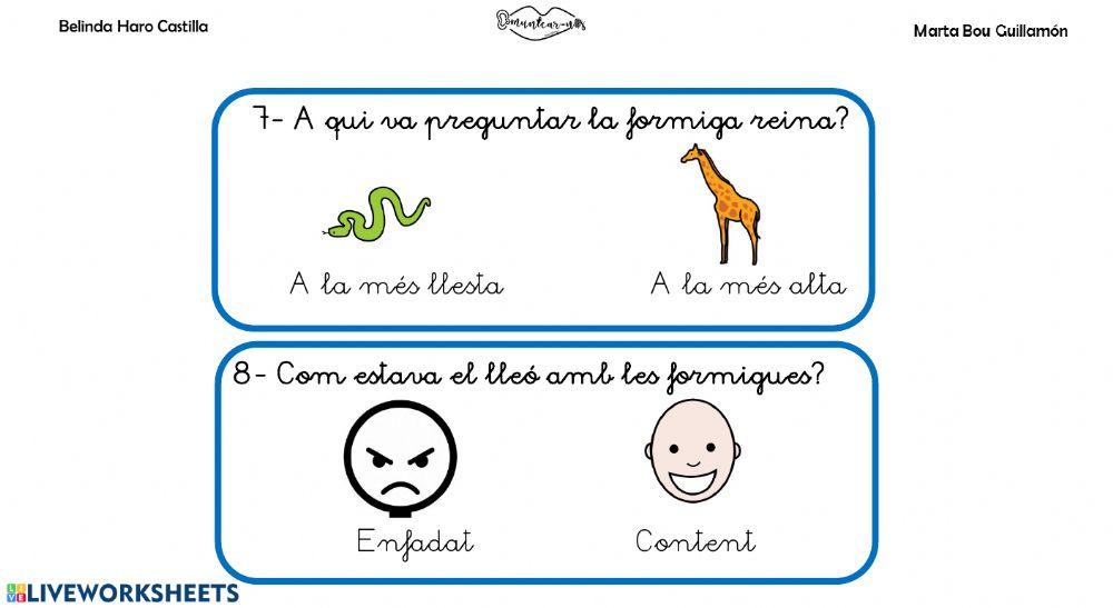 Comprensió oral- El lleó