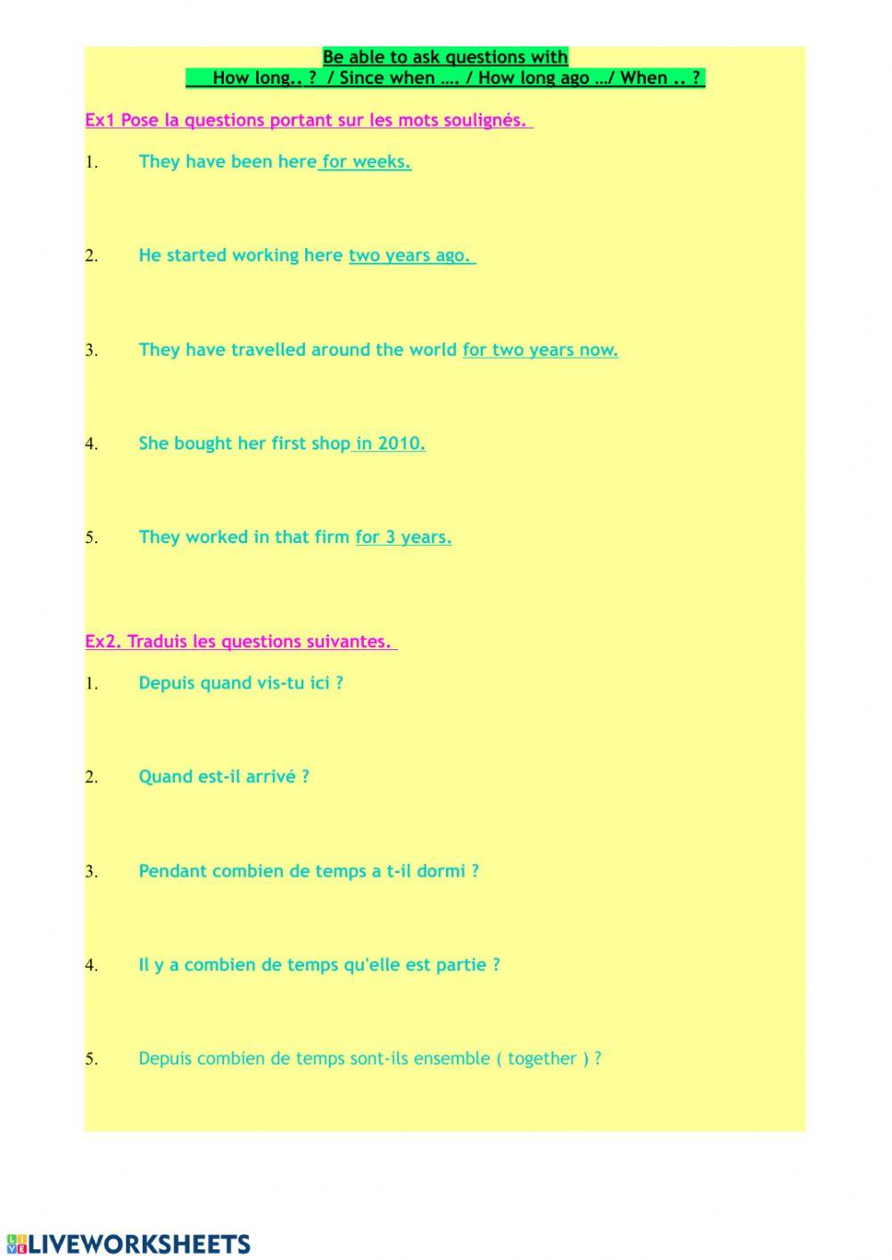 Questions With How Long Since When How Long Ago And questions-with-how-long-since-when-how-long-ago-and