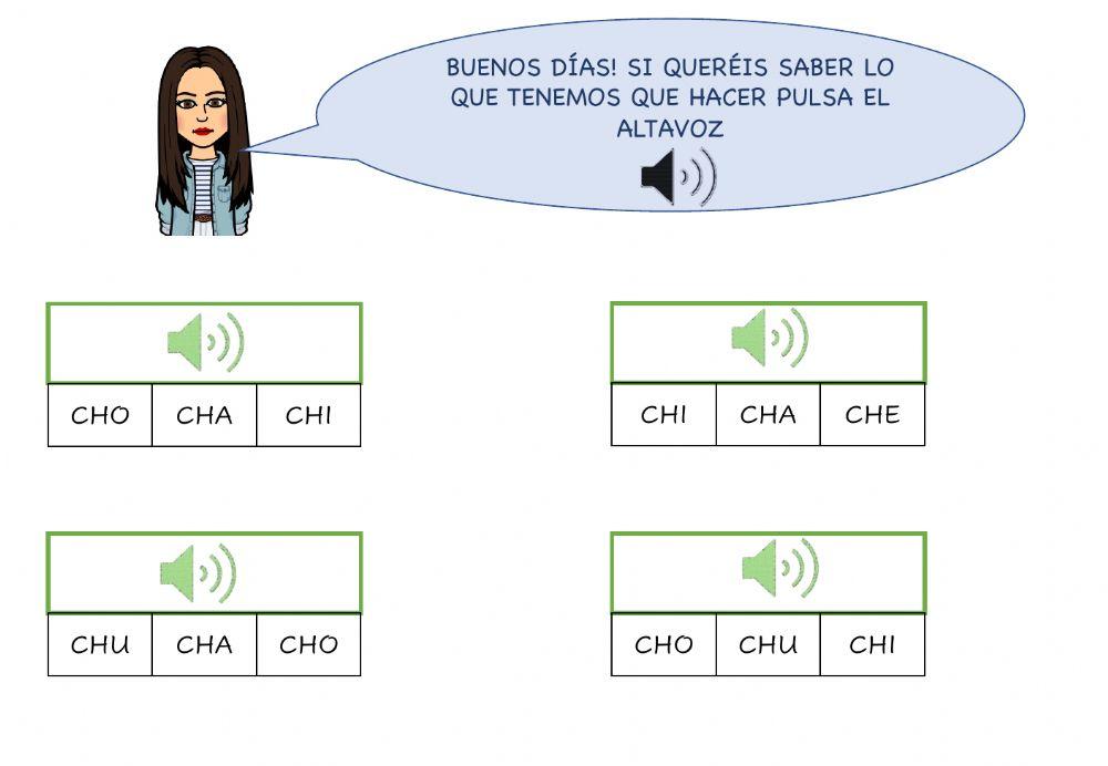 Discriminación letra ch