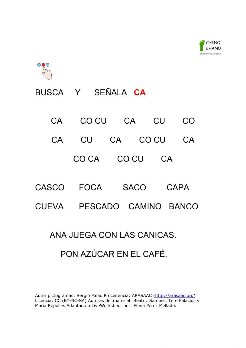 Señala CA-CO-CU