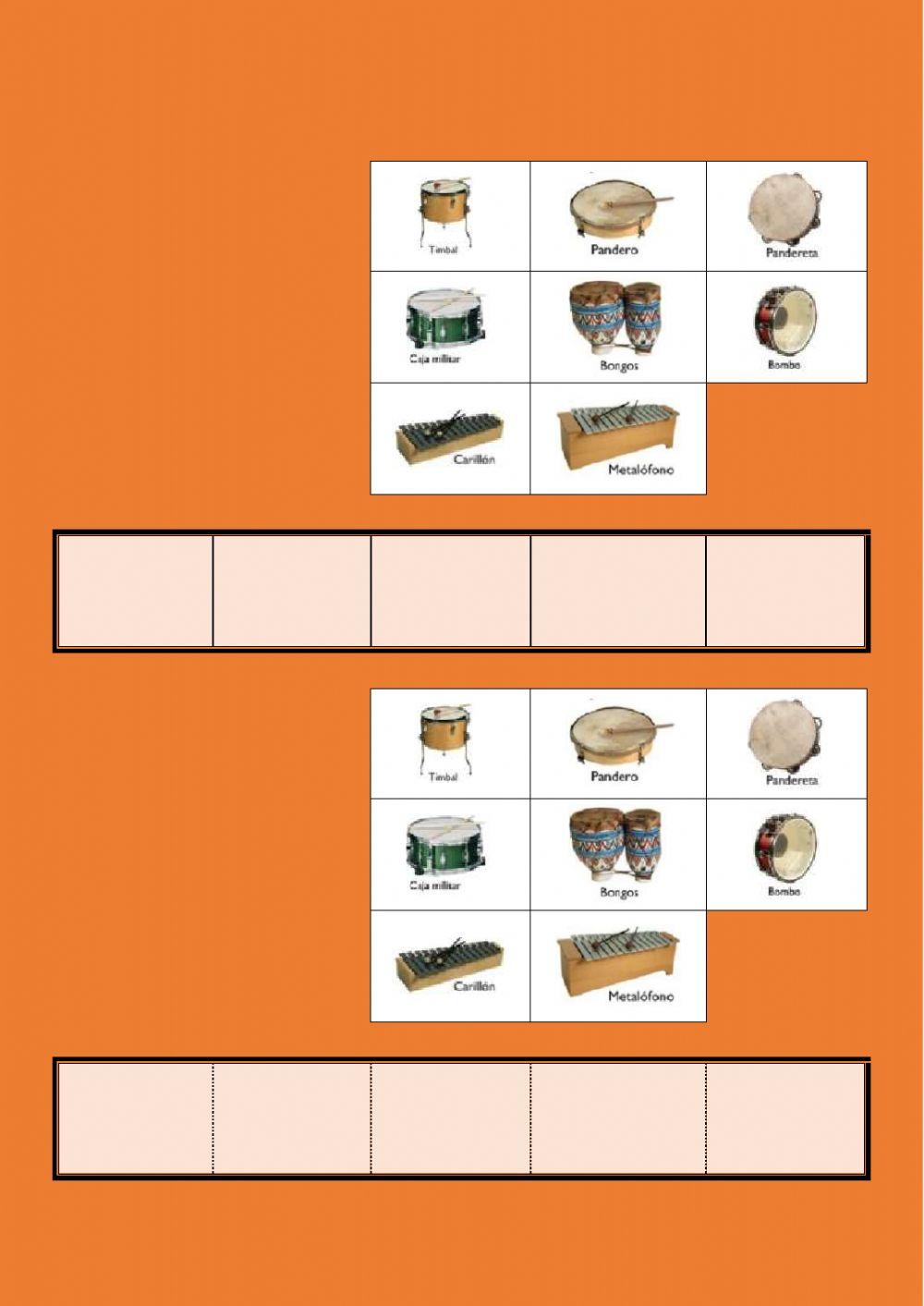 2º primaria dictado instrumentos 2