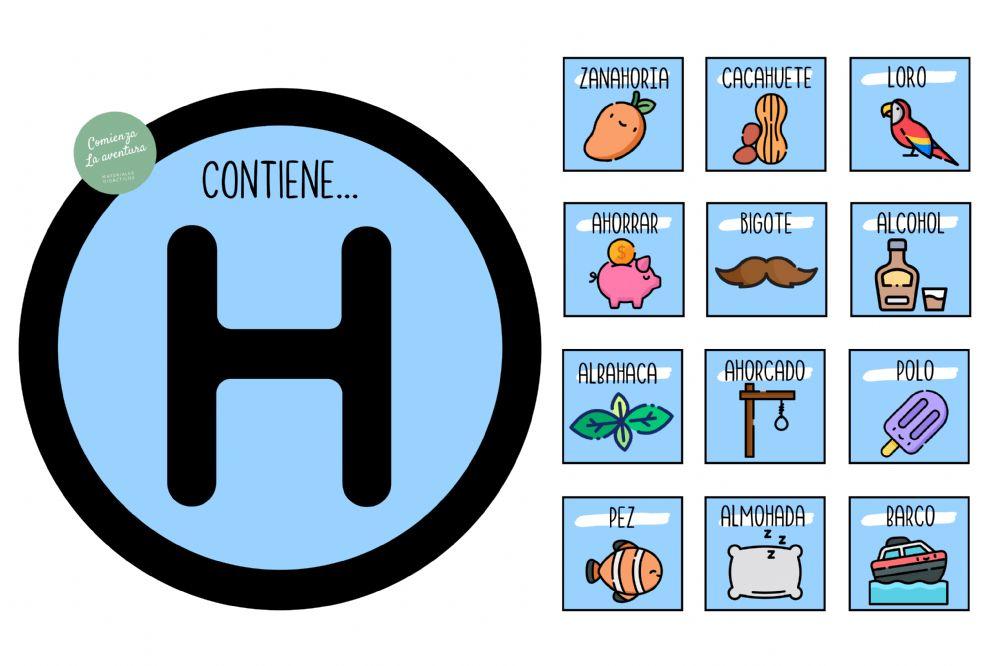 Contiene la... (G, H, J, L)