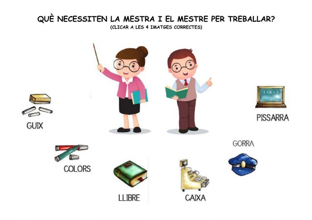 Objectes de cada ofici